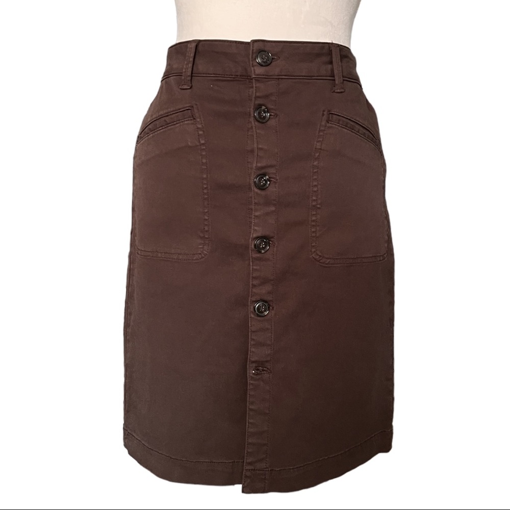 LEVEL 99 Button Up Skirt. Size 27/S